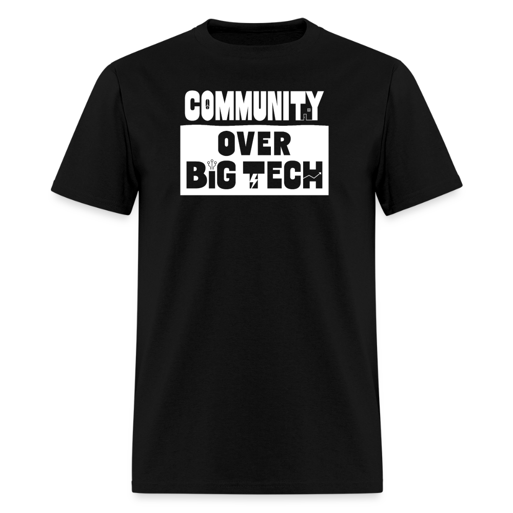 Community Over Big Tech Crewneck T-Shirt