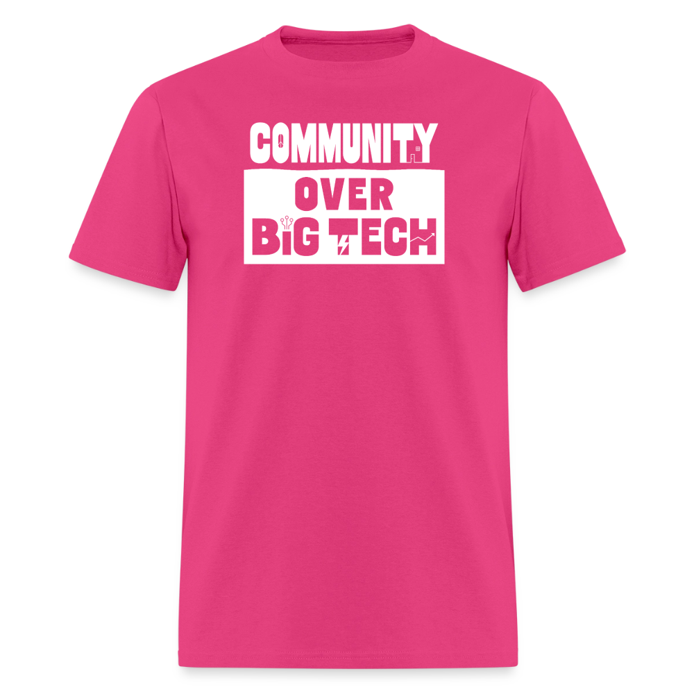 Community Over Big Tech Crewneck T-Shirt