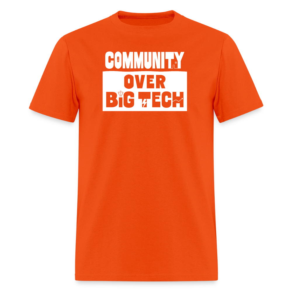 Community Over Big Tech Crewneck T-Shirt