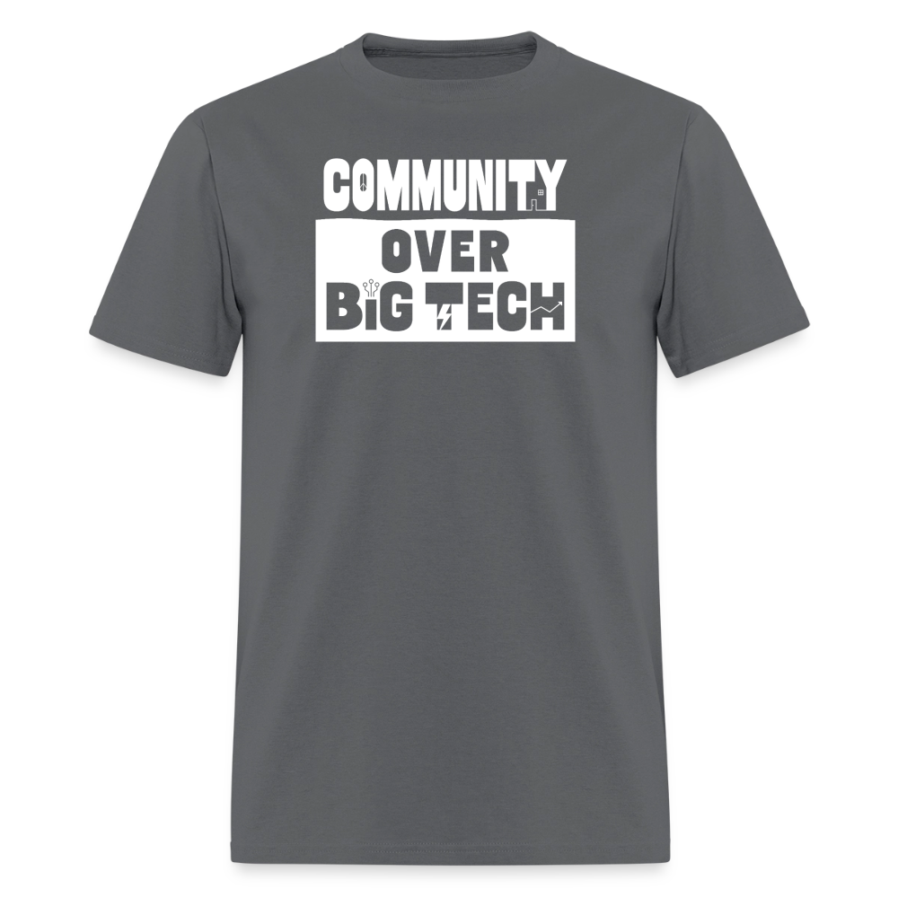 Community Over Big Tech Crewneck T-Shirt