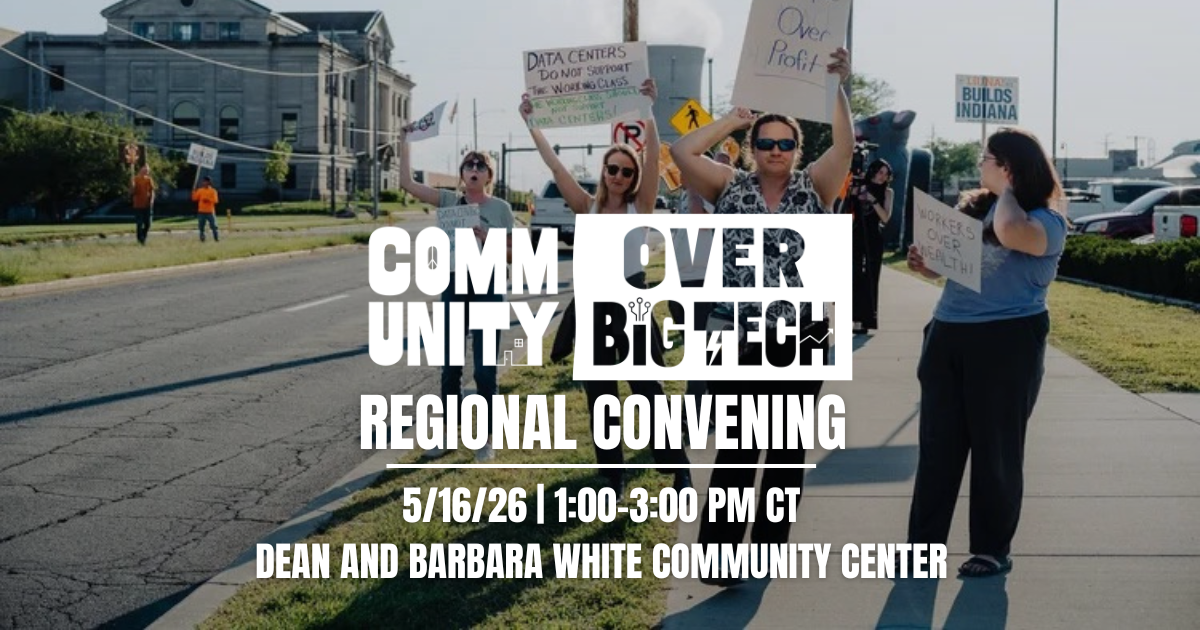 Community Over Big Tech Regional Convening