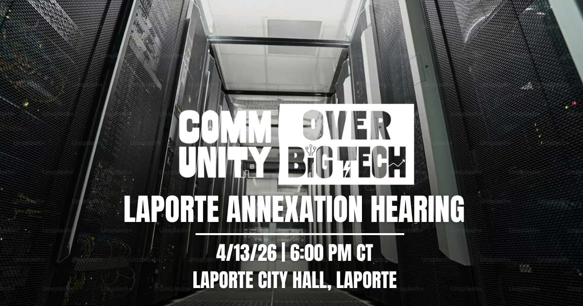 LaPorte Data Center Annexation Hearing
