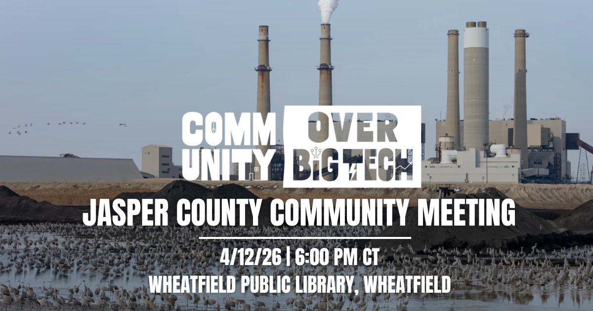 Jasper County Data Center Community Meeting