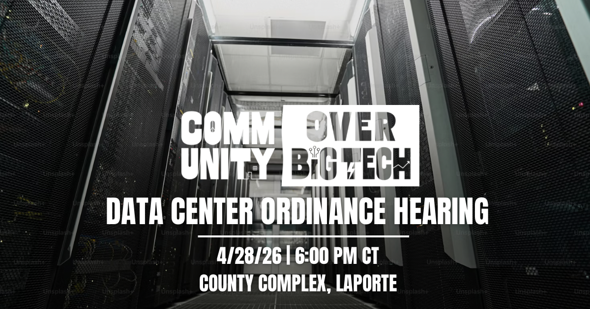 LaPorte County Data Center Ordinance Hearing