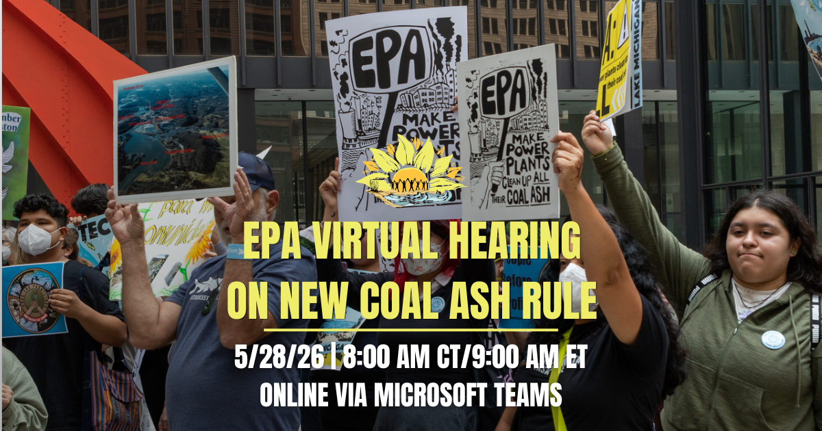 EPA Virtual Hearing on New Coal Ash Rule Rollbacks