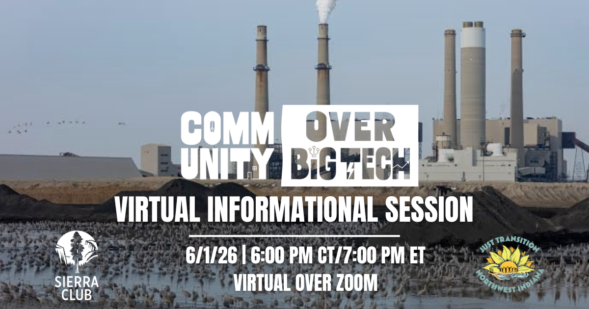 Schahfer Gas Plant Air Permit for AI Data Centers Virtual Informational Session