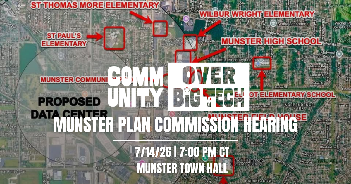 Munster Plan Commission Public Hearing