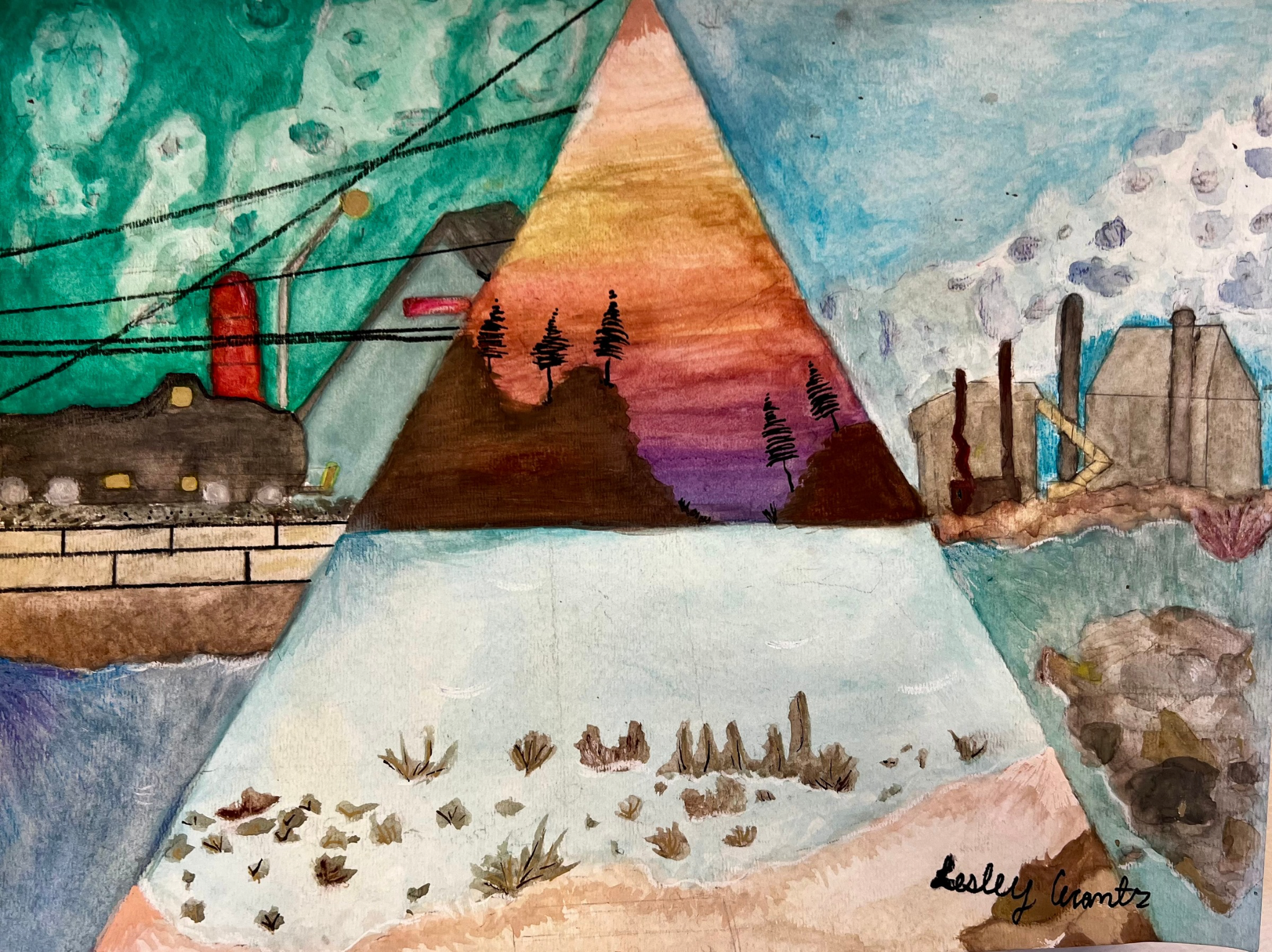 Pyramid to a New Life by Lesley Cervantes