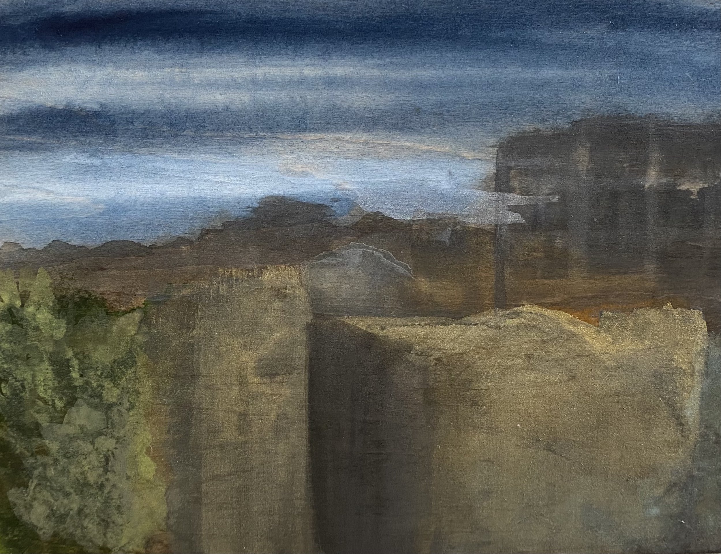 Abstract Urban Landscape I / 6" x 8"