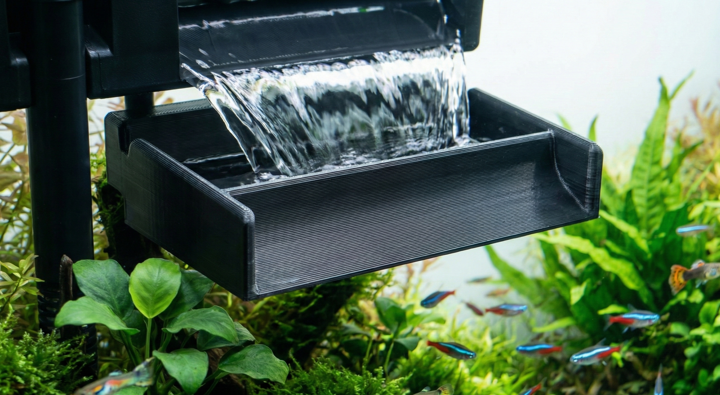 Modular Aquarium Filter Baffle | 2-in-1 Gentle Flow Diffuser for Bettas & Planted Tanks