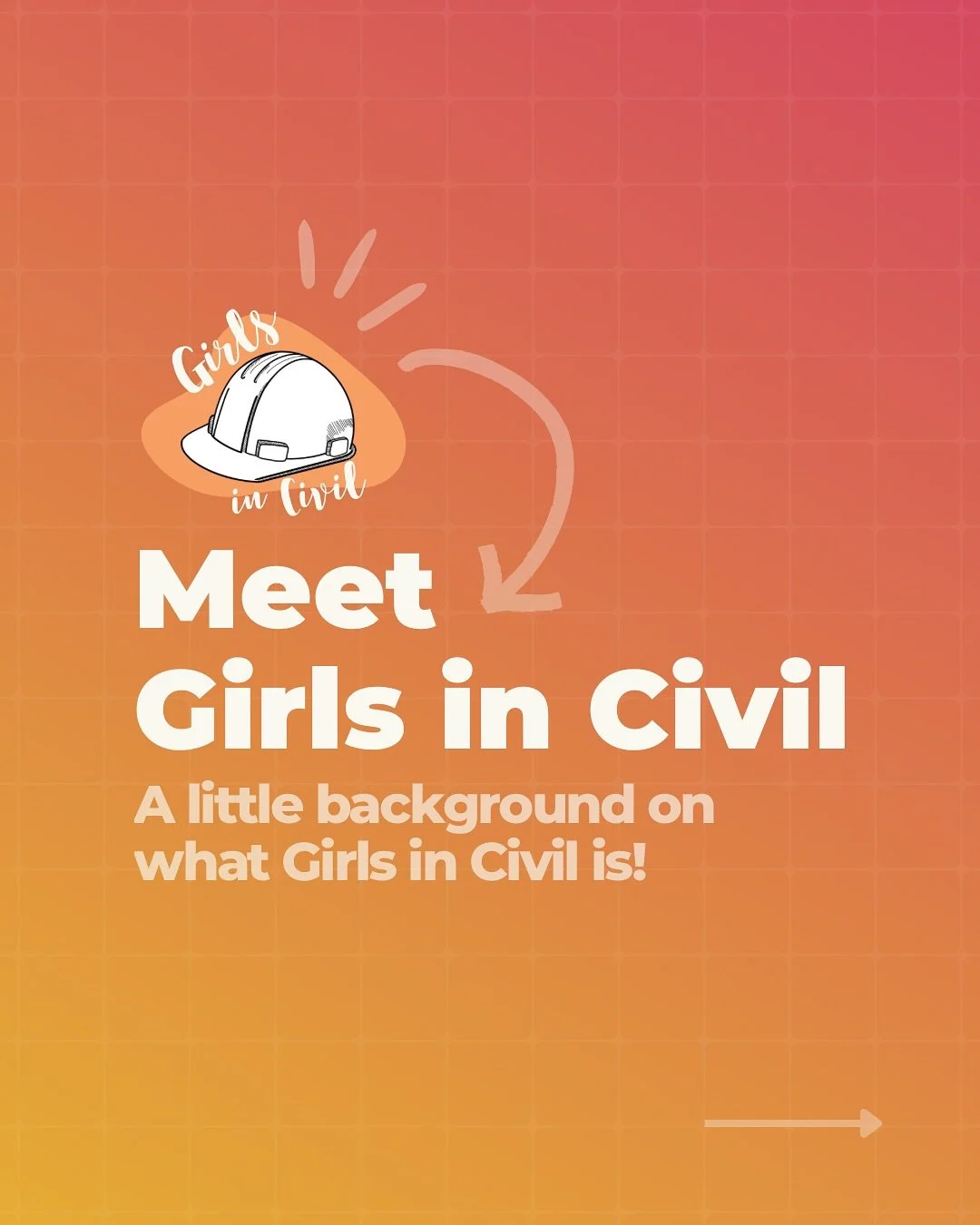 Hola, new and returning community members! 👷&zwj;♀️🧡

We&rsquo;re Girls in Civil&mdash;a platform and community built to empower and inspire individuals in civil engineering and construction. Whether you&rsquo;ve been here since day one or just fou