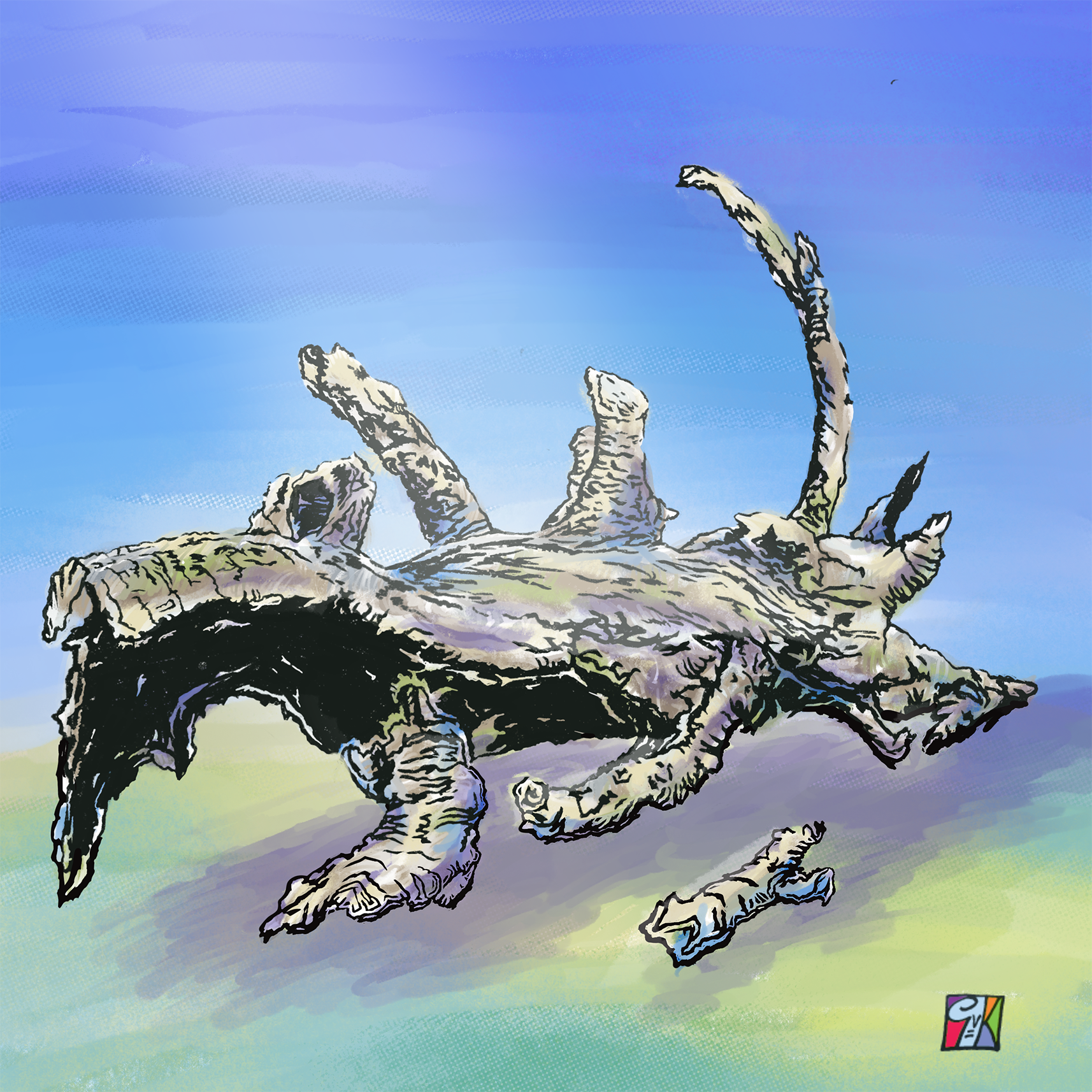 Relic #4/150x150mm/Digital//