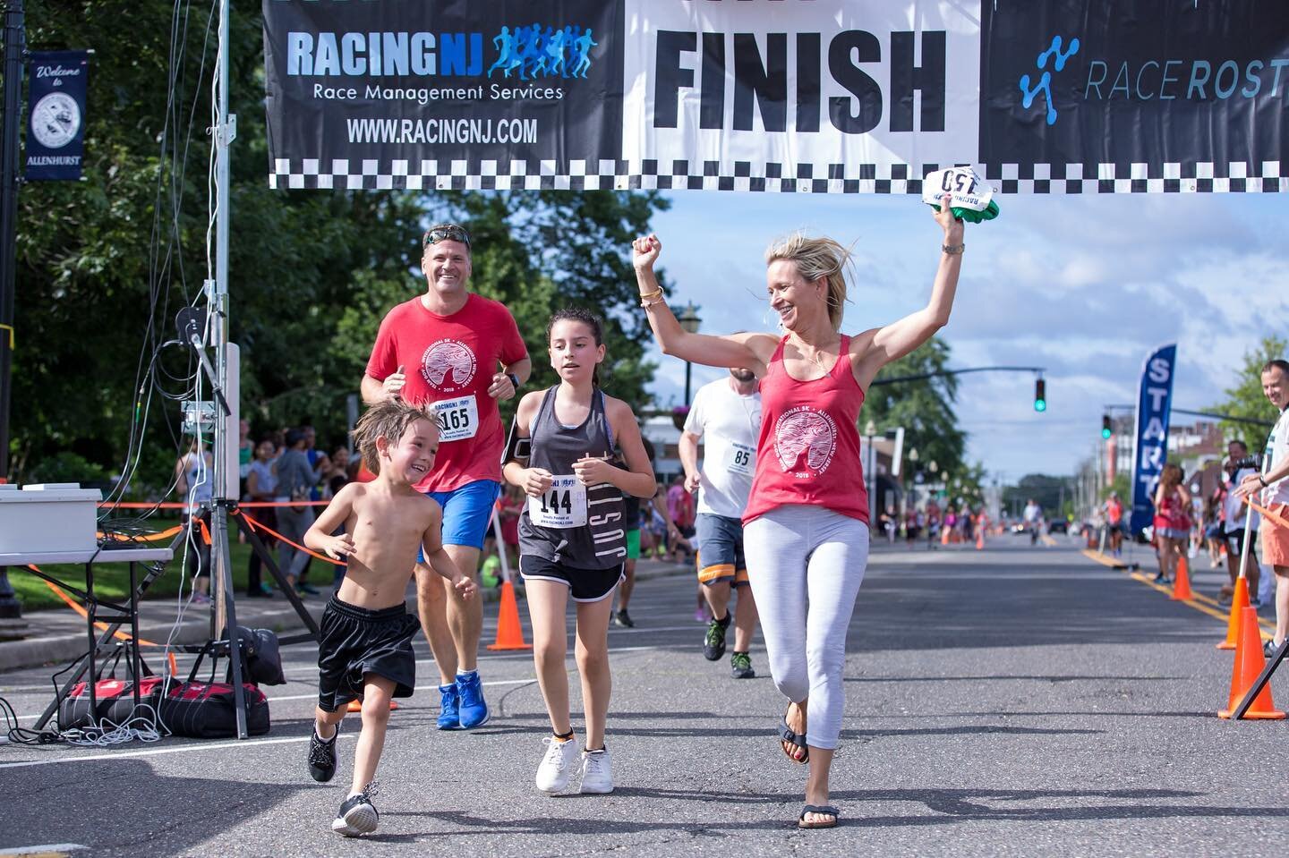 Finish lines are always fun to cross! Come join us on Saturday, July 20 in Allenhurst down at the Jersey Shore for a family friendly 5k run/walk that is both competitive and fun! We have runners and walkers of all levels and hope to see you out on th