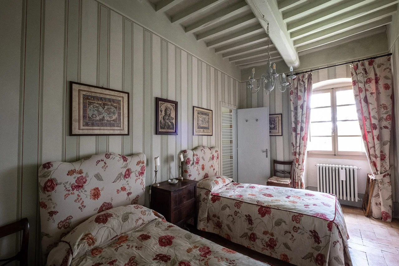 One of the twin bedrooms.