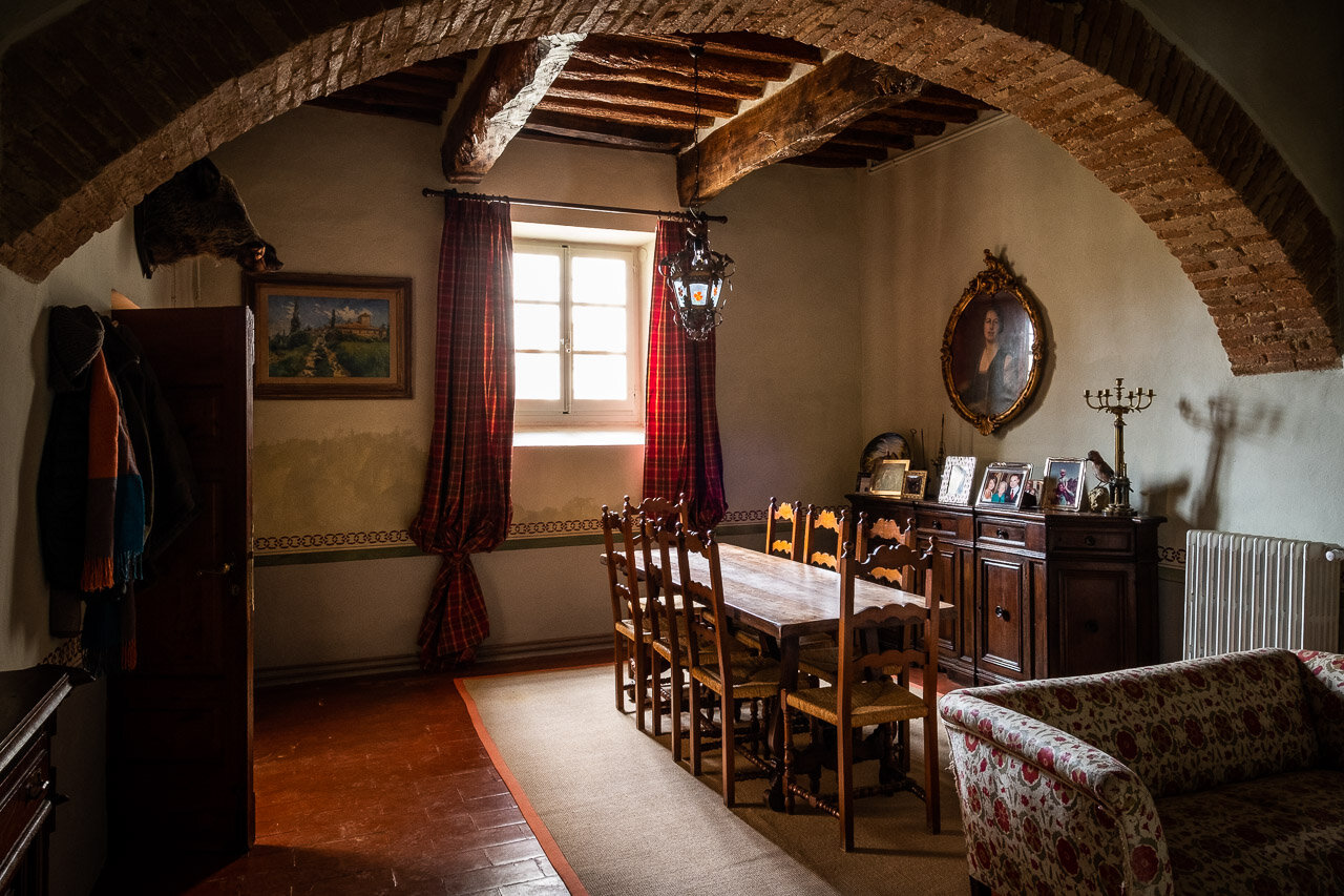 Apartment dining area.