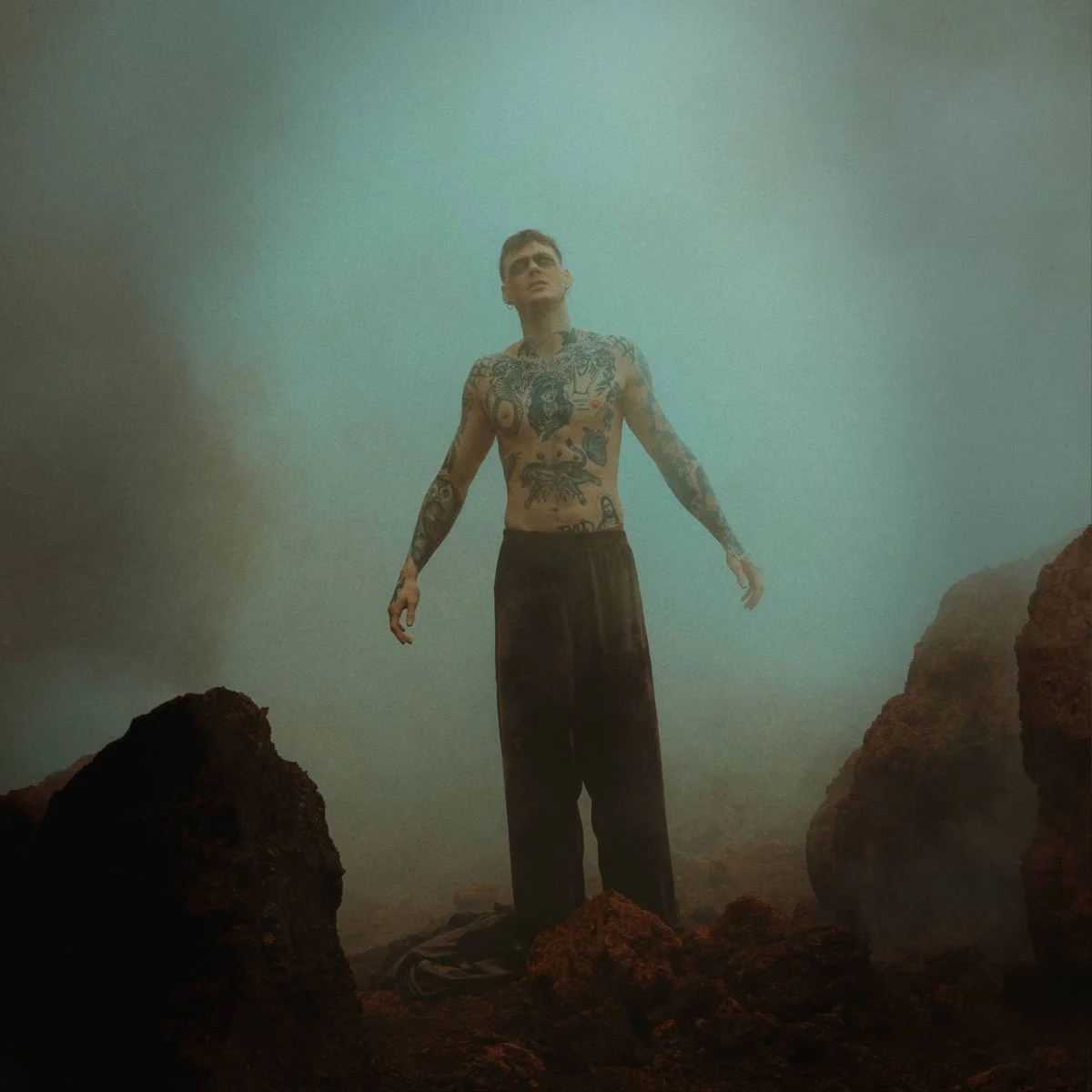 Album Cover: Breazy Daze - A Boy Turned Blue (Written, Produced and Mixed by Ainsley Adams)