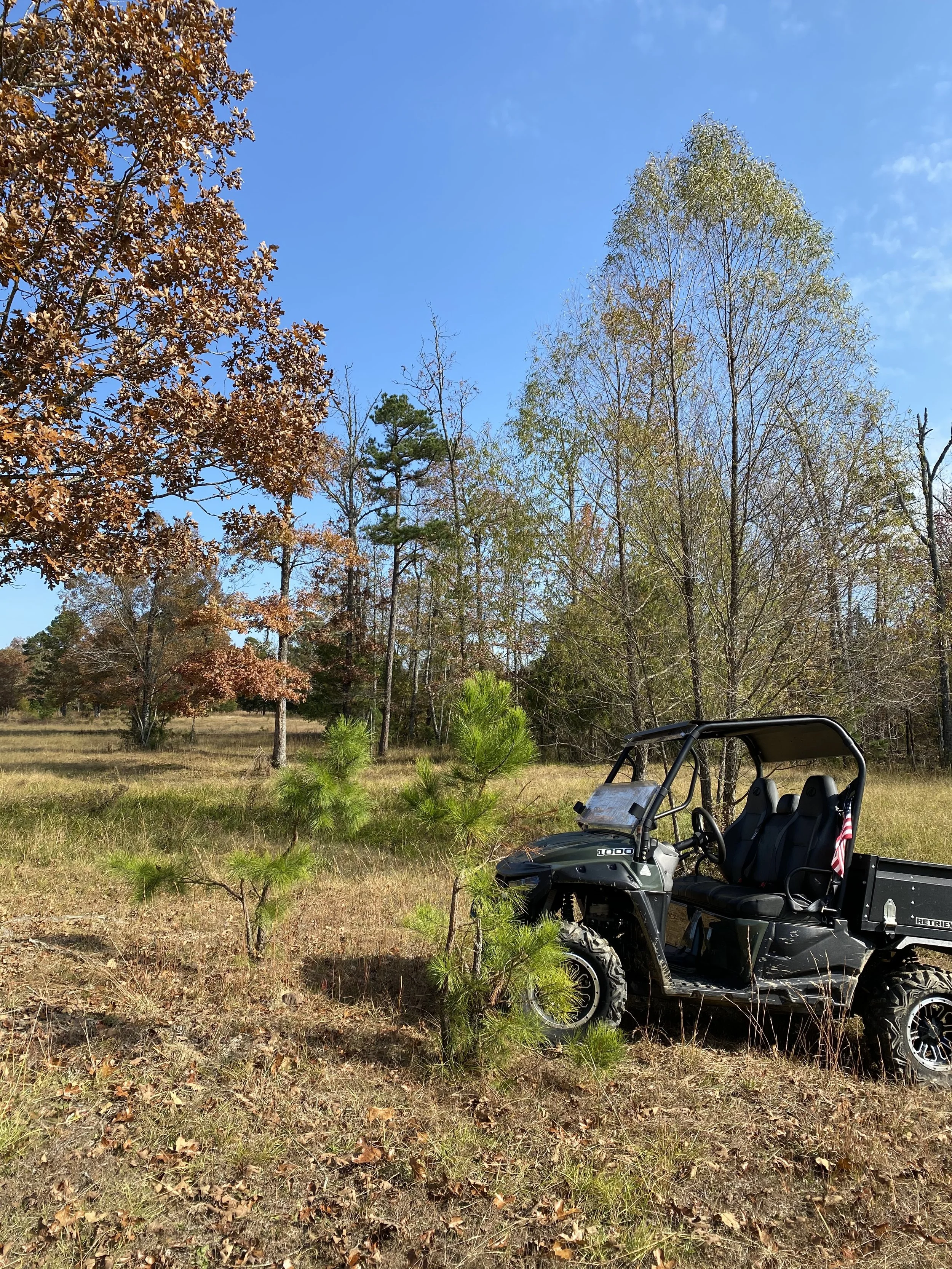 The Mahindra UTV out at the Jipper Ranch...it's a beast.