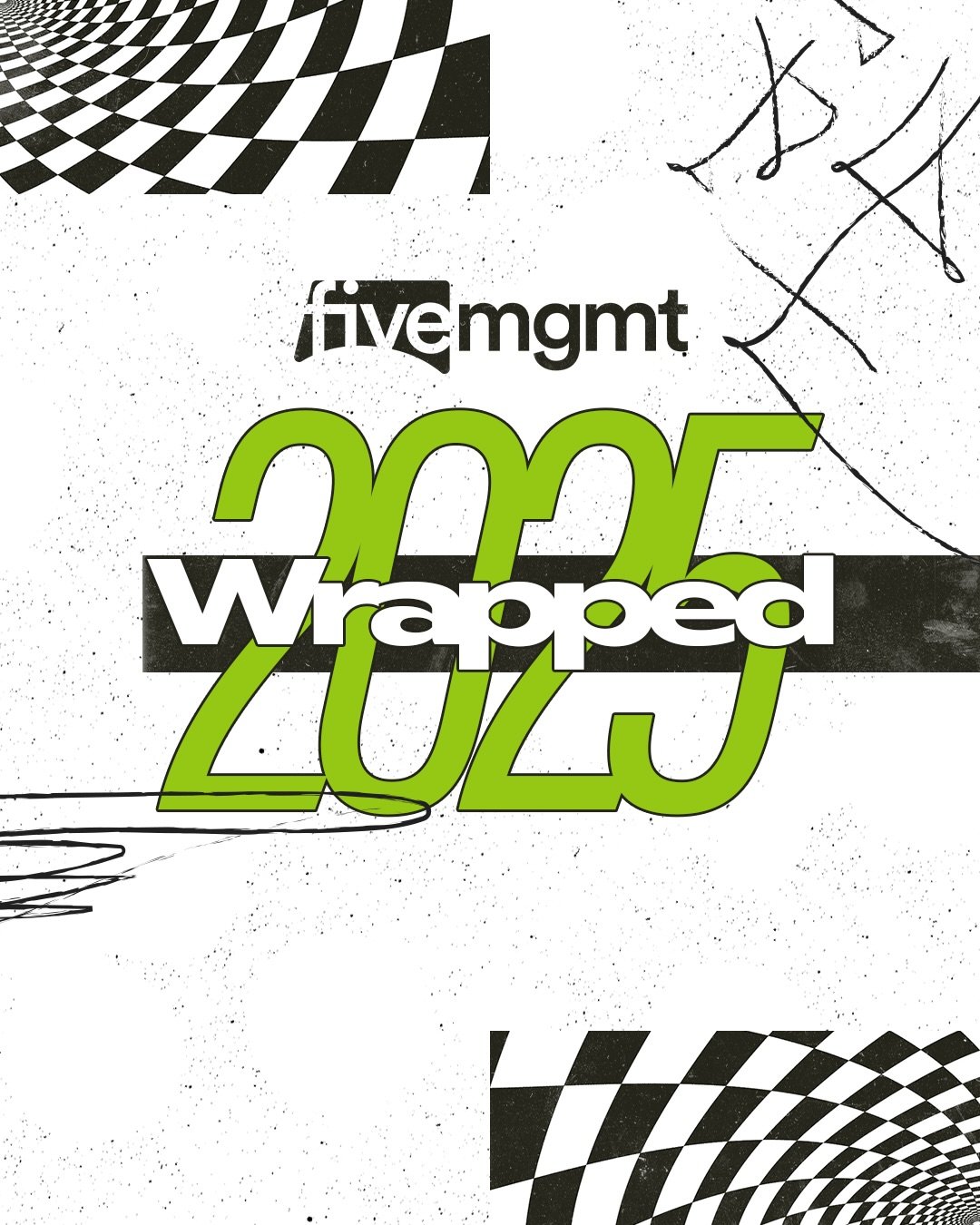 Slightly late to the Wrapped party (since we needed a bit more time to review all of the end of year data), but 2025 was a hell of a year for @five_management 🙏 

We&rsquo;re officially 5 years in business - and looking back at what we&rsquo;ve achi