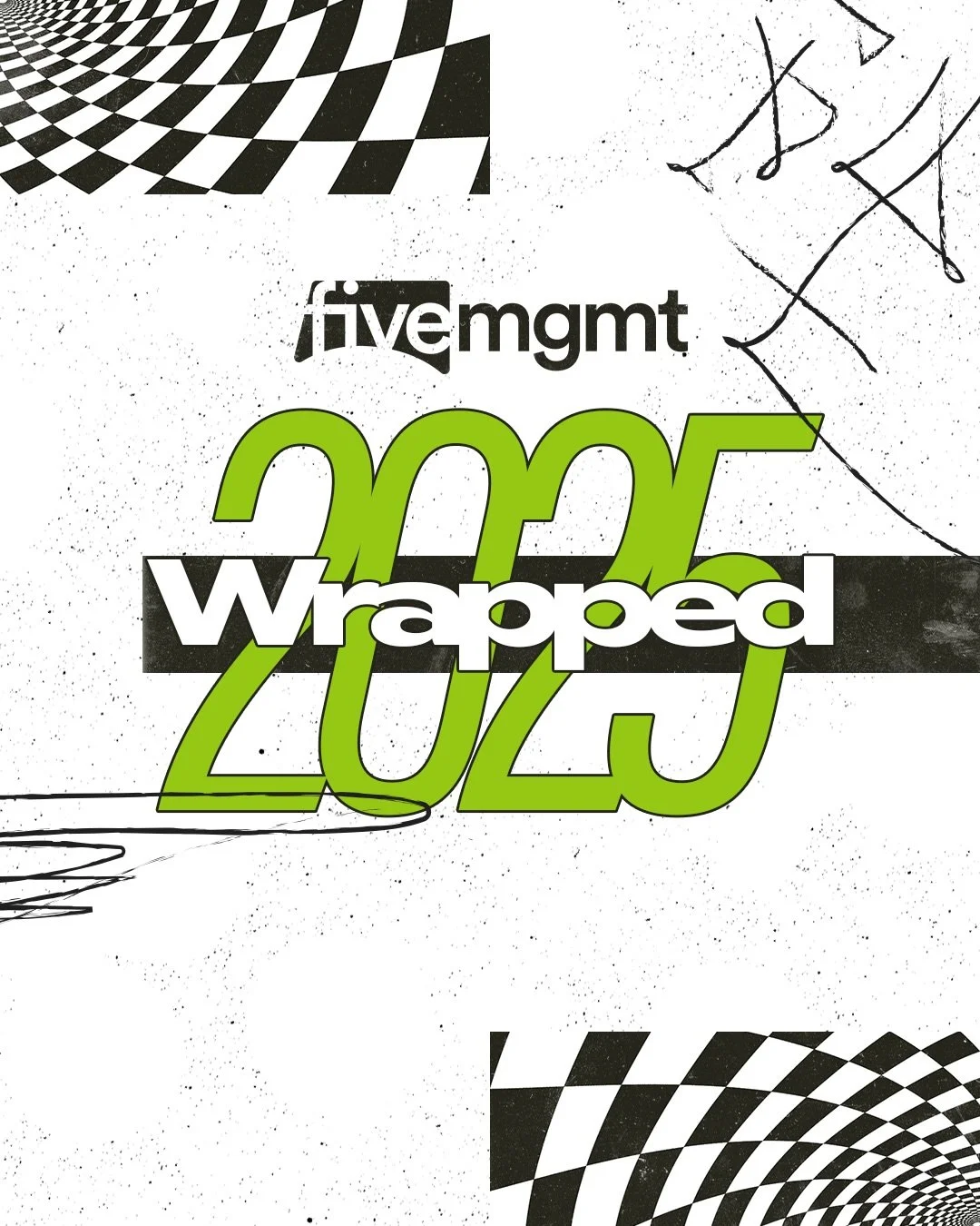 Slightly late to the Wrapped party (since we needed a bit more time to review all of the end of year data), but 2025 was a hell of a year for @five_management 🙏 

We&rsquo;re officially 5 years in business - and looking back at what we&rsquo;ve achi