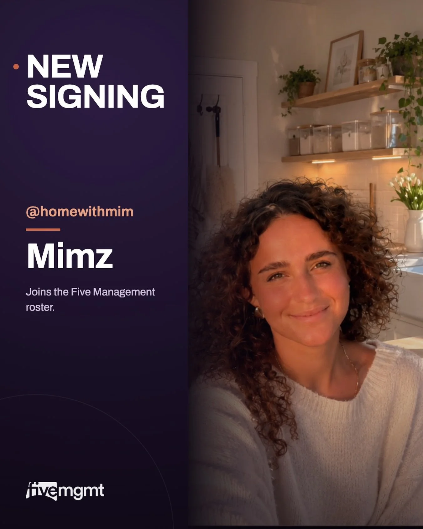 Excited to announce that @homewithmim has joined our talent roster 🧼 

Mins creates content around her home, her cleaning routines and her family - proactive routines, odour hacks and bin cleans that regularly go viral 📈 

Even after doubling her g