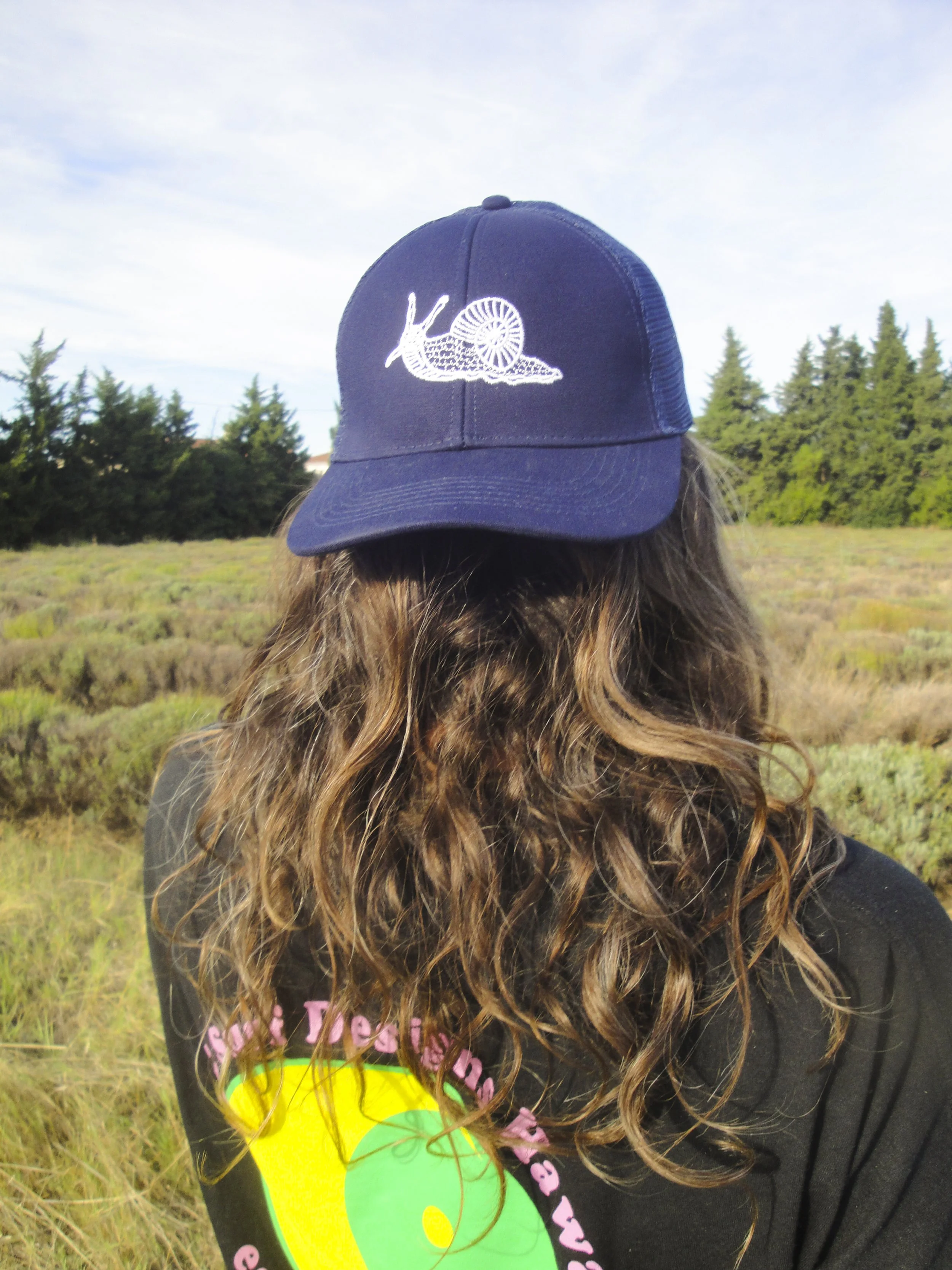 Snail Trail Cap - Navy Blue