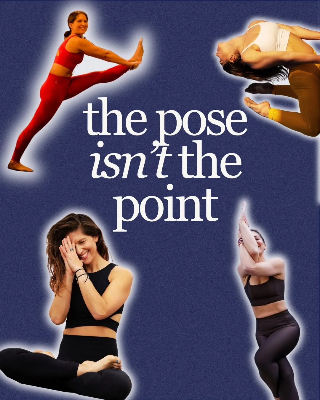 After more than a decade of teaching yoga, here&rsquo;s what I FEEL for certain: people may come for the movement&hellip;
but they stay because for the connection. 

Self-Connection, Human to Human Connection. 

Yep, I teach postures. Yep, I care abo