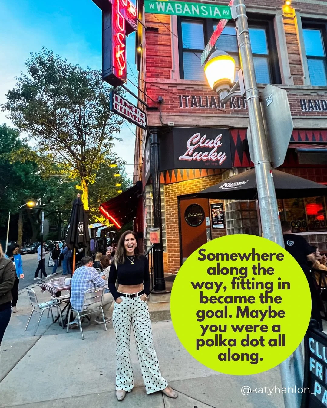 Here&rsquo;s my theory about polka dots&hellip;⚫️ Life is better with them ◡̈ 

⚫️The kind on your pants.
⚪️The kind who say yes to retreats.
⚫️The kind who stay connected long after the retreat ends.
⚪️The kind who order real martinis and fake ones 