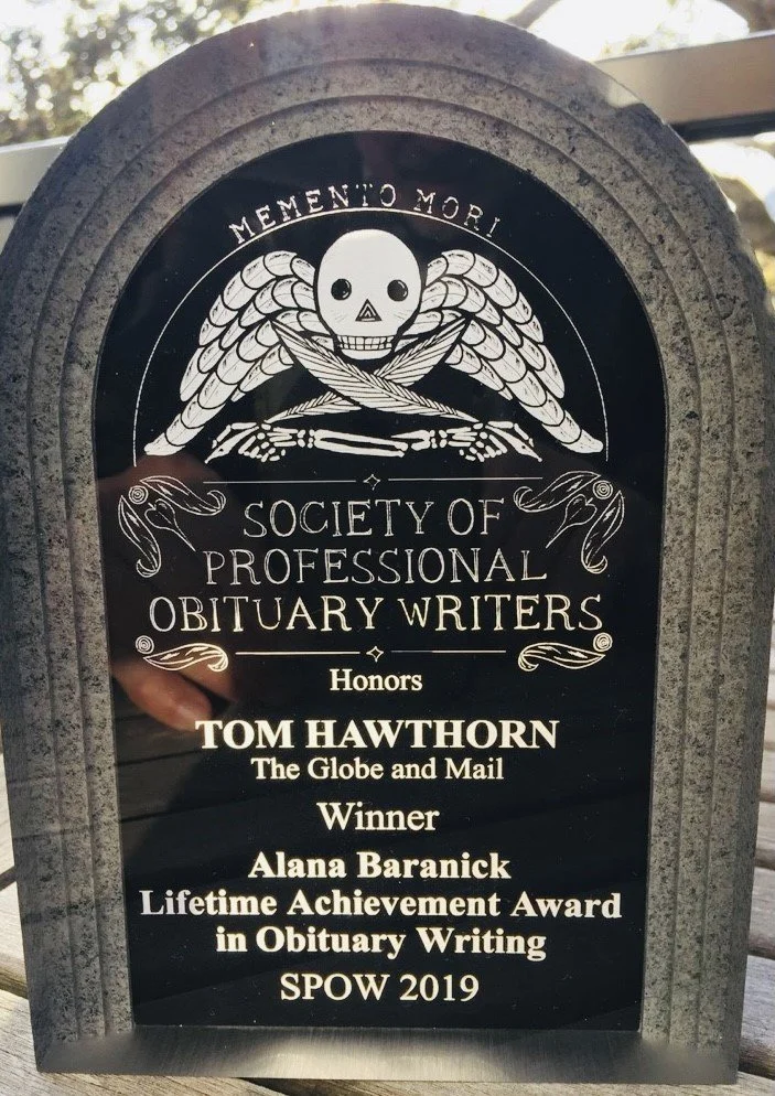 Obituaries, bucket list, and my Uber Eats driver