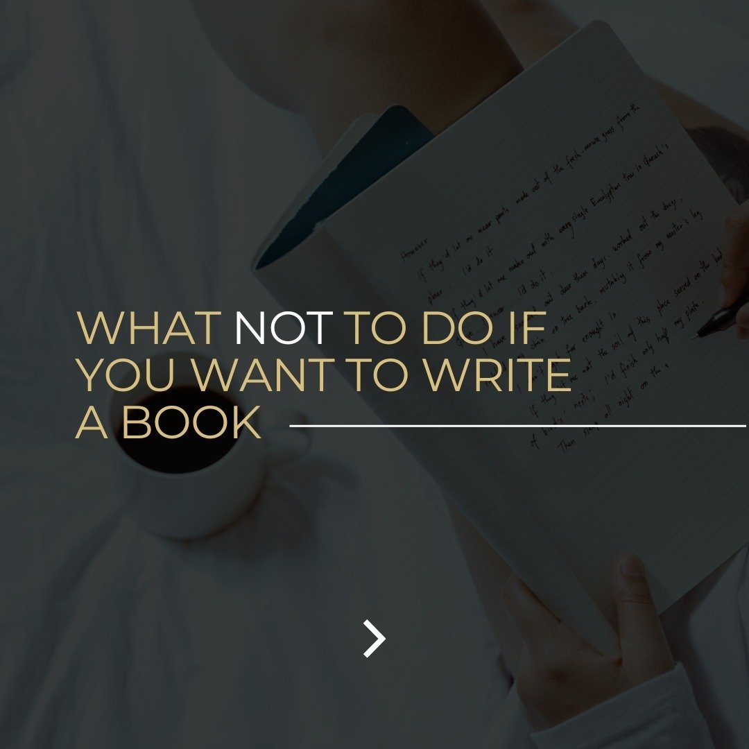 You've heard us pREach about what to do if you want to write a book, but today we're sharing what NOT to do.

Have some helpful tips of your own? Drop them in the comments below to help out your fellow authors 👇
.
.
.
#writingtips #writingadvice #ad