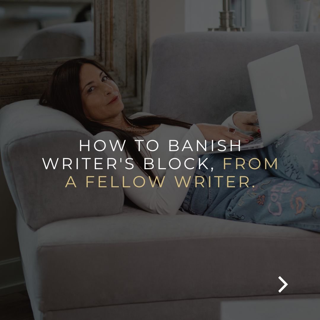 Only a fellow author knows the pain of writer's block. 

That's why our founder (and 10x published author Rebecca Eckler) is the perfect person to dole out tips on overcoming the dreaded block that actually work. (None of this &quot;take a little wal