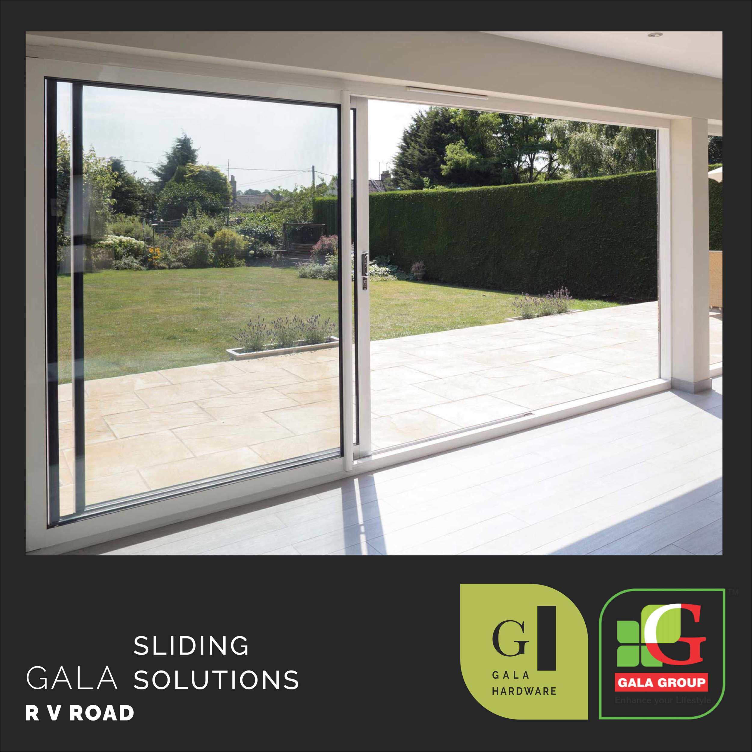 Gala Hardware - Sliding solutions-outdoor partitions