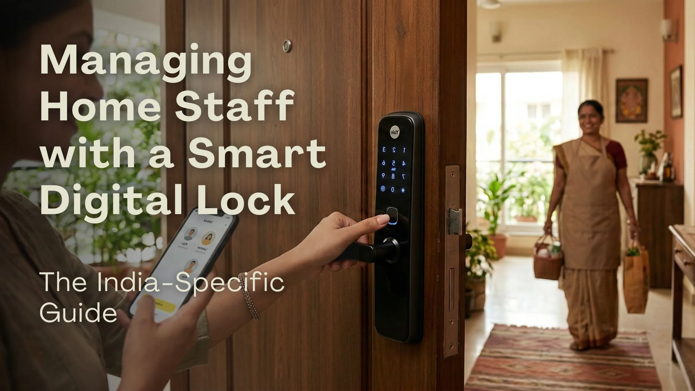 Managing Home Staff with a Smart Digital Lock: The India-Specific Guide