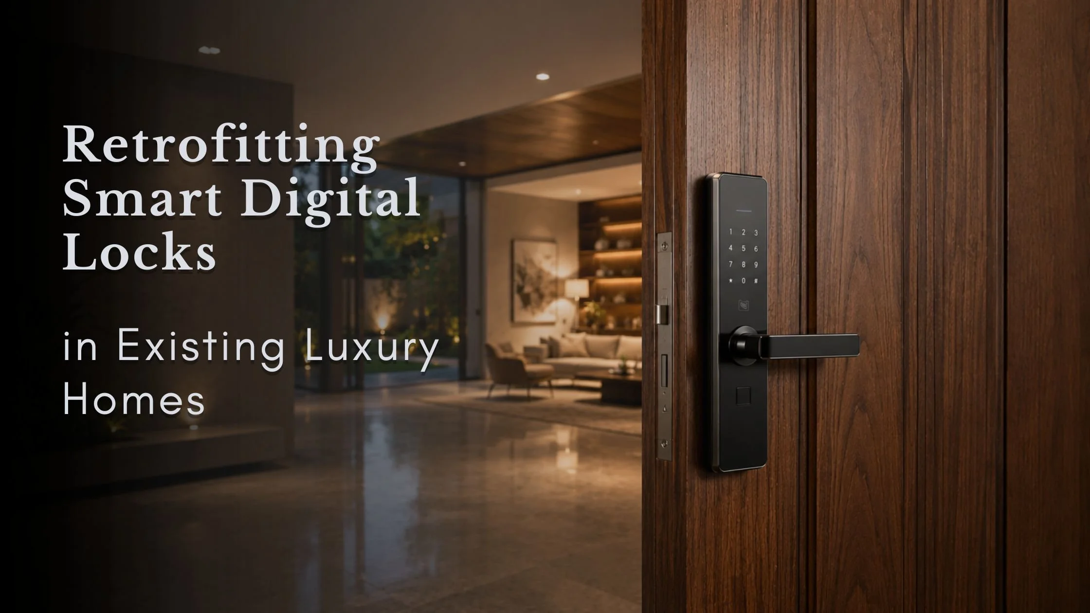Retrofitting Smart Digital Locks in Existing Luxury Homes: What Renovation Architects Need to Know