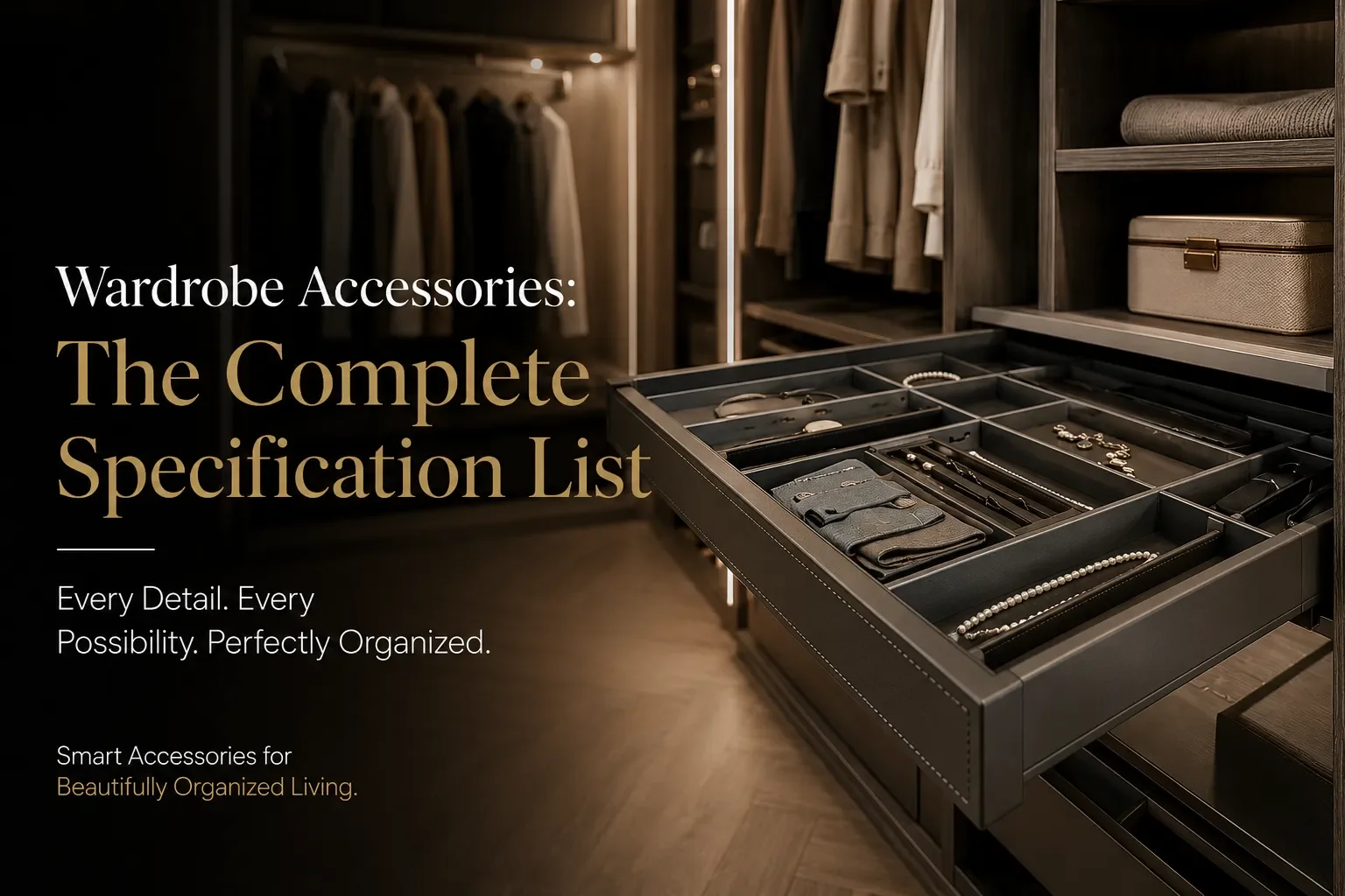 Wardrobe Accessories: The Complete Specification List