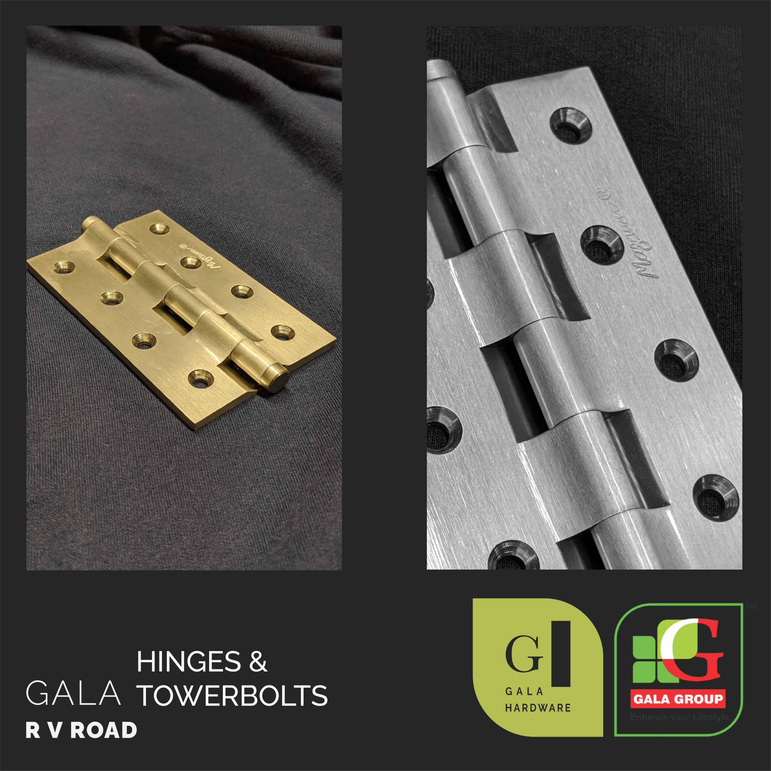 Gala Hardware - Hinges
