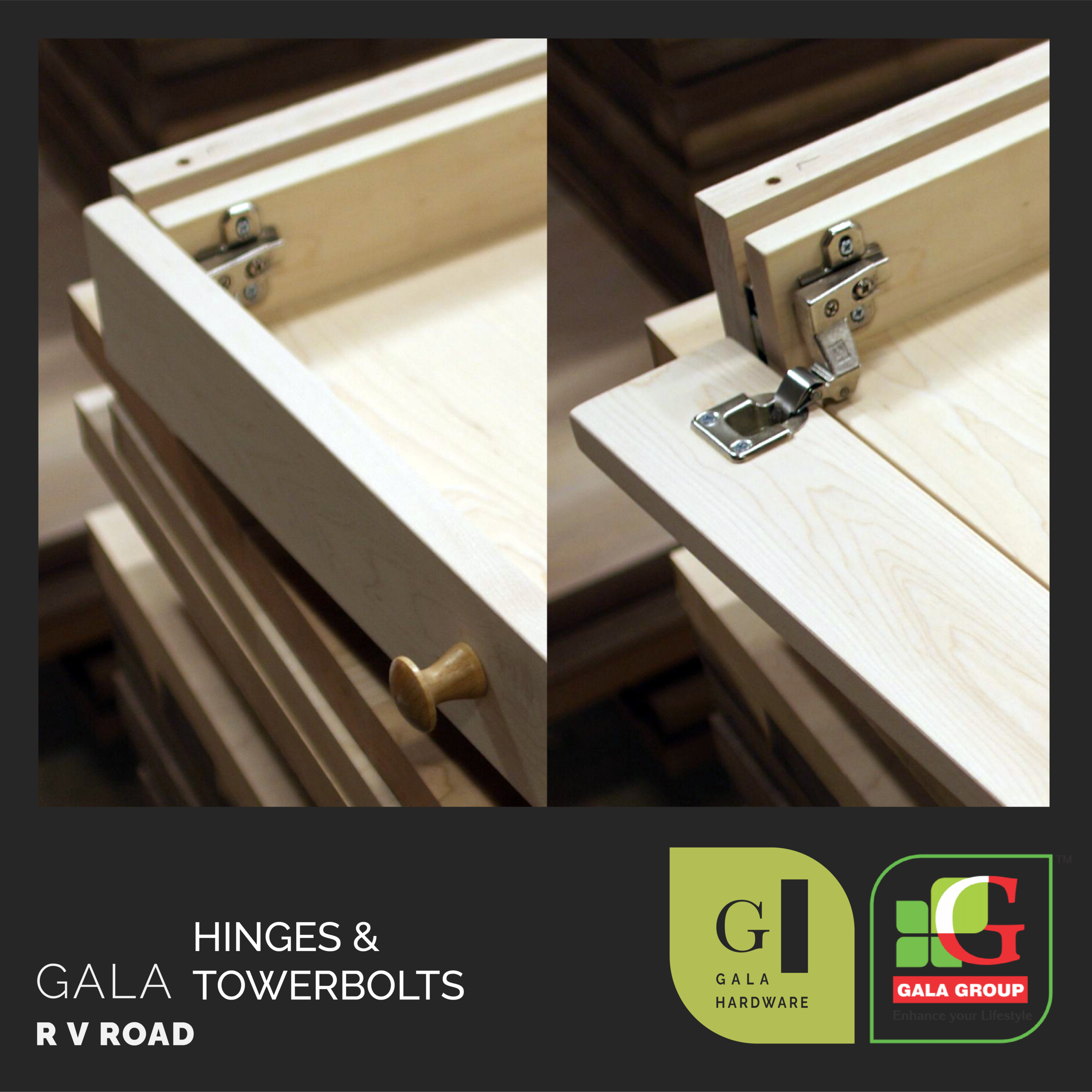 Gala Hardware - Hinges
