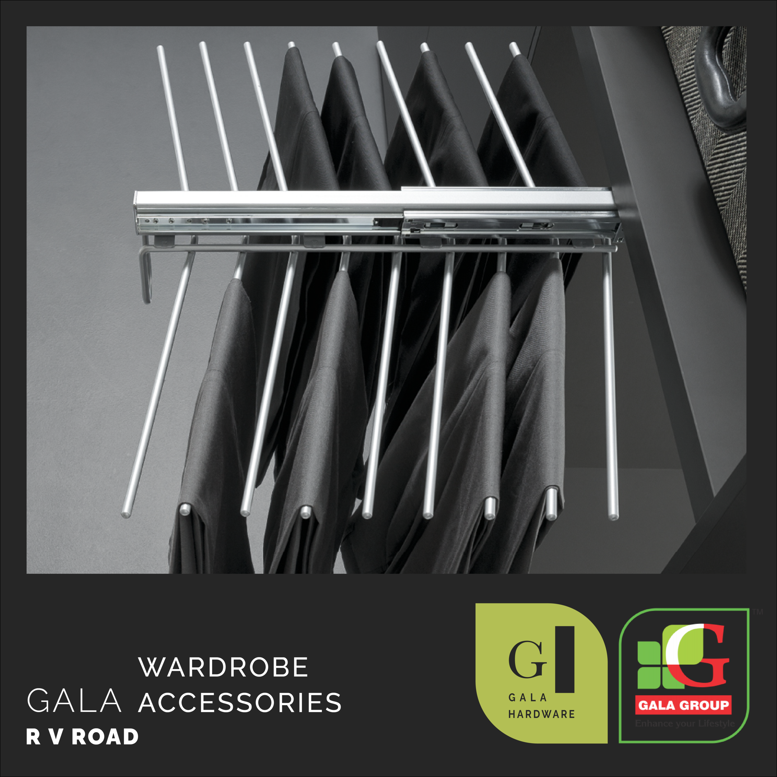Gala Hardware - Wardrobe accessories