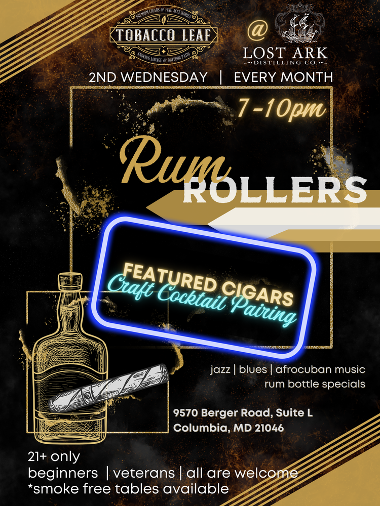 Rum Rollers Cigar Night — Lost Ark Distilling