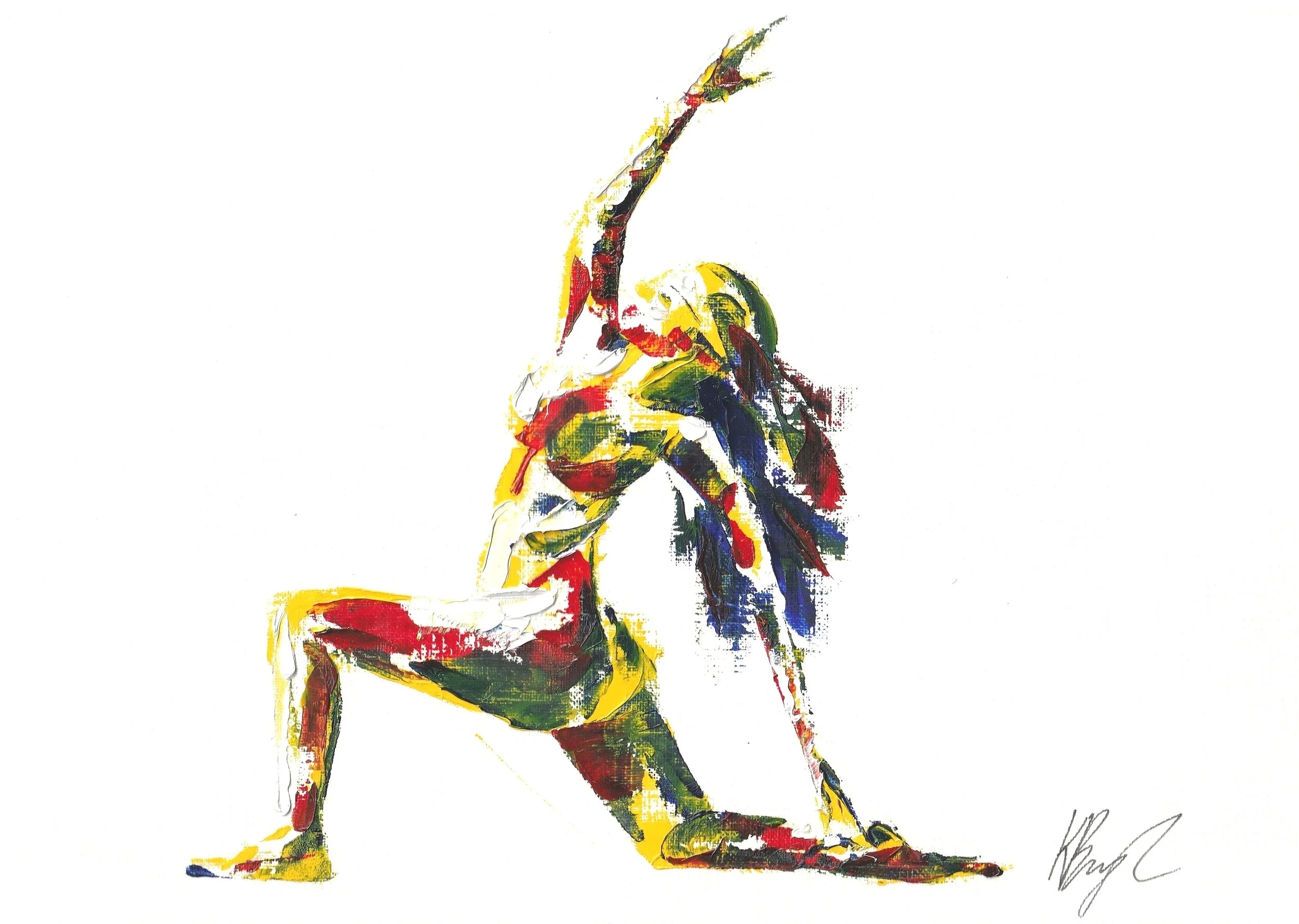 Heart opening low lunge