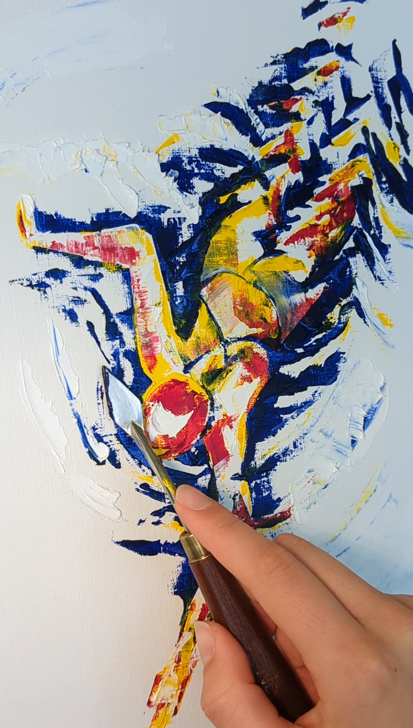 Dynamic sport figure painting workshop