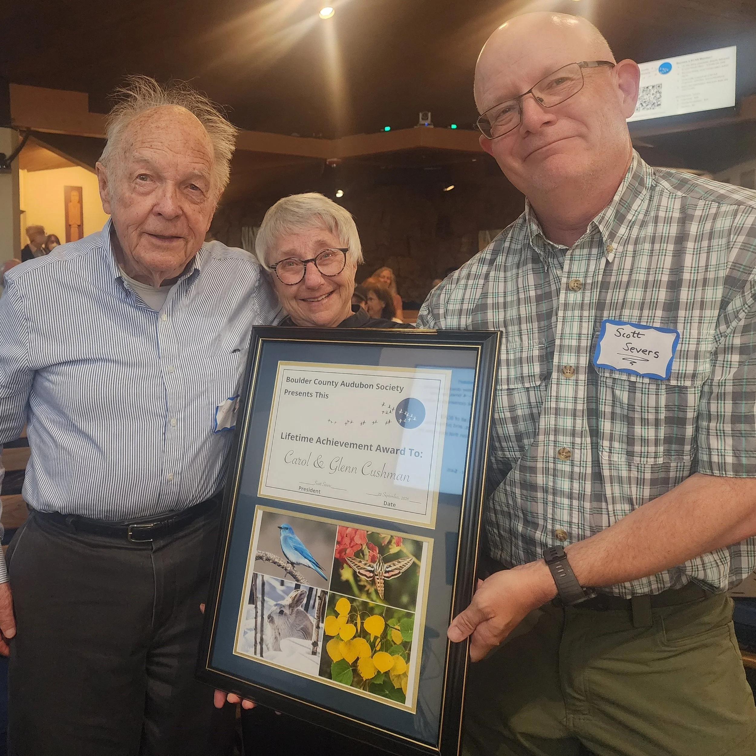 BCAS Lifetime Achievement Award to Ruth Carol and Glenn Cushman