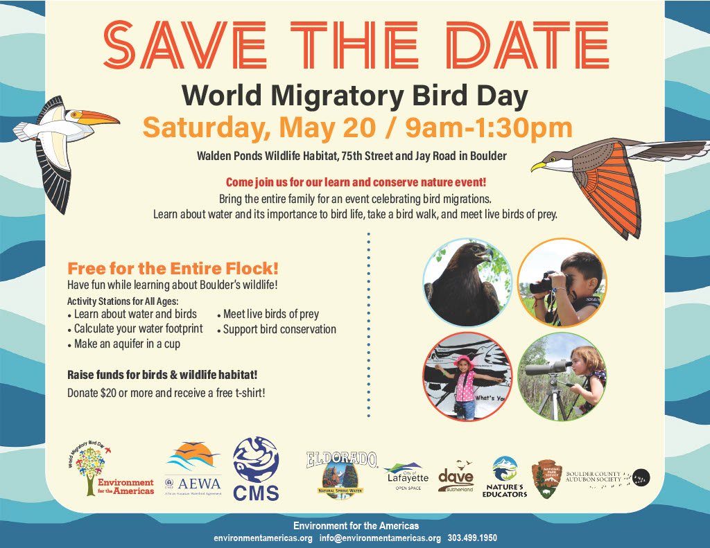World Migratory Bird Day — Boulder County Audubon