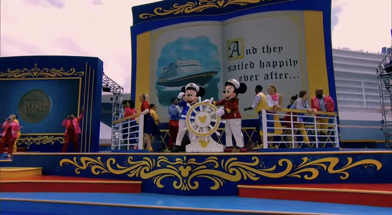 DISNEY WISH CHRISTENING ILLUSTRATIONS