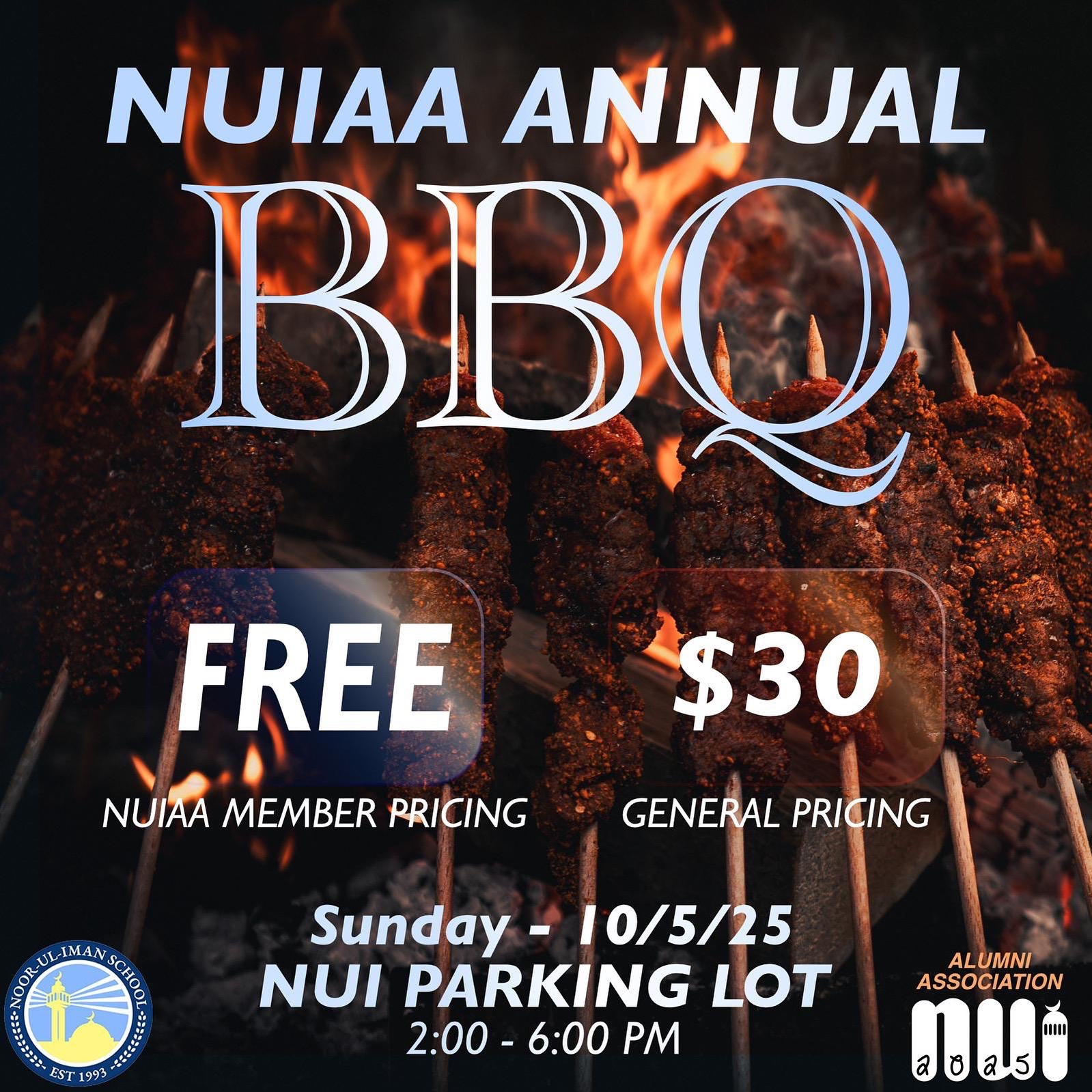 NUIAA Annual BBQ