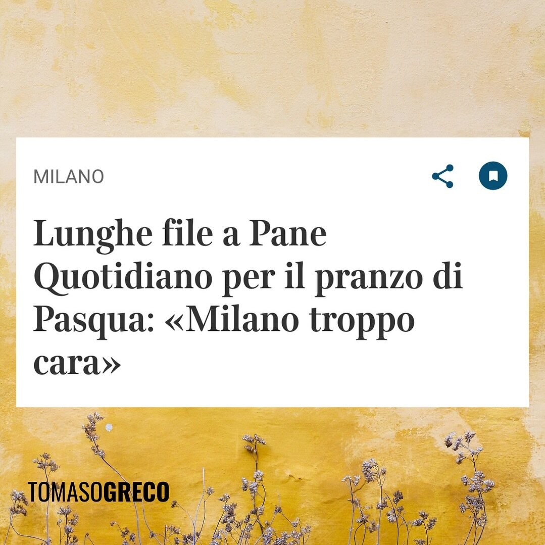 Sempre pi&ugrave; persone fanno fatica a Milano 

E spesso sono persone che hanno un lavoro. Ma lo stipendio non basta

&lt;&lt; I prezzi si alzano, lo stipendio &egrave; sempre quello &gt;&gt; racconta una delle persone intervistate da CorriereTV

L