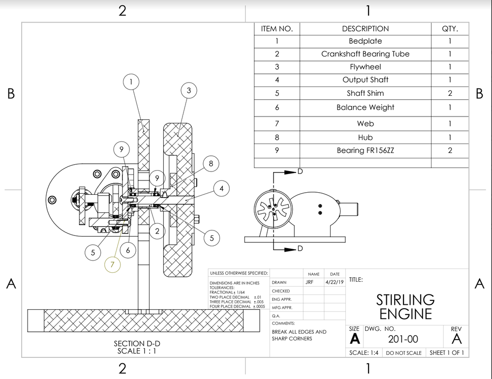Stirling Engine — Jason Friedman