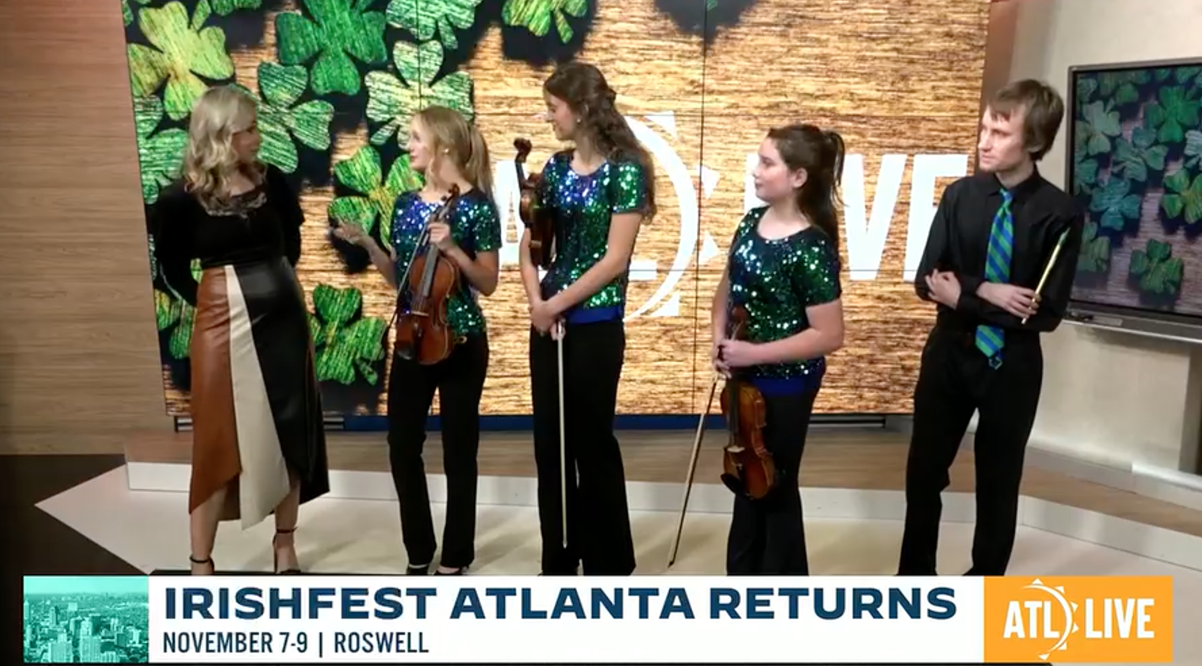 Promoting IrishFest Atlanta 2025 on ATL Live
