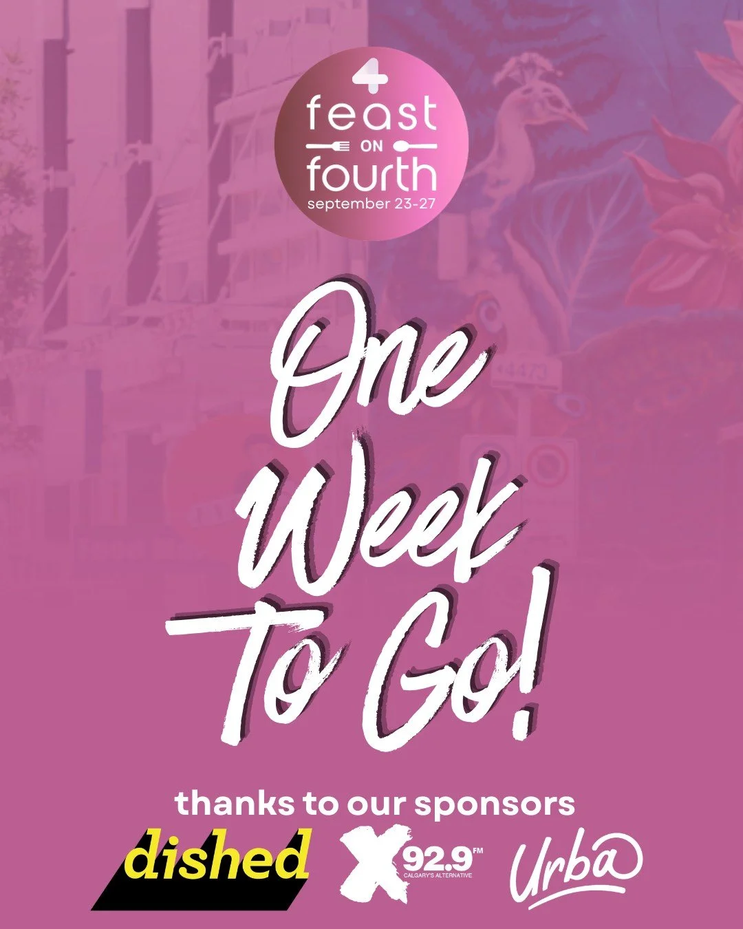 🚨ONE WEEK 'TIL FEAST ON FOURTH🚨
Calgary&rsquo;s five-day festival &lsquo;Feast on Fourth&rsquo; brings from 30+ businesses across food, retail, wellness and fitness to your favourite street in Cowtown 🤩
With deals starting at ✨JUST $10✨ there's so