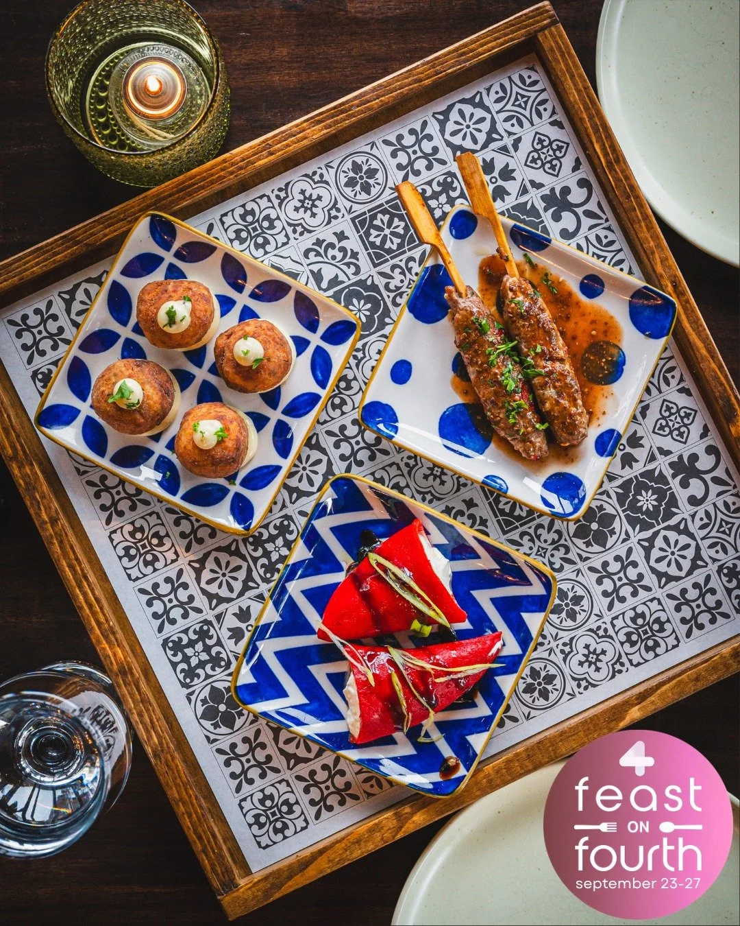 It's Tapas Time ⏰🤩
Head to @bodegabysabor during Feast on Fourth (September 23-27) and take your pick of not one but ✨THREE✨ incredible offers 🤑
⭐ 4 Salt Cod Fritters with Citrus Aioli
⭐ 2 Piquillo Pepper with Fromage Blanc Filling
⭐ 2 Lamb Pinchos