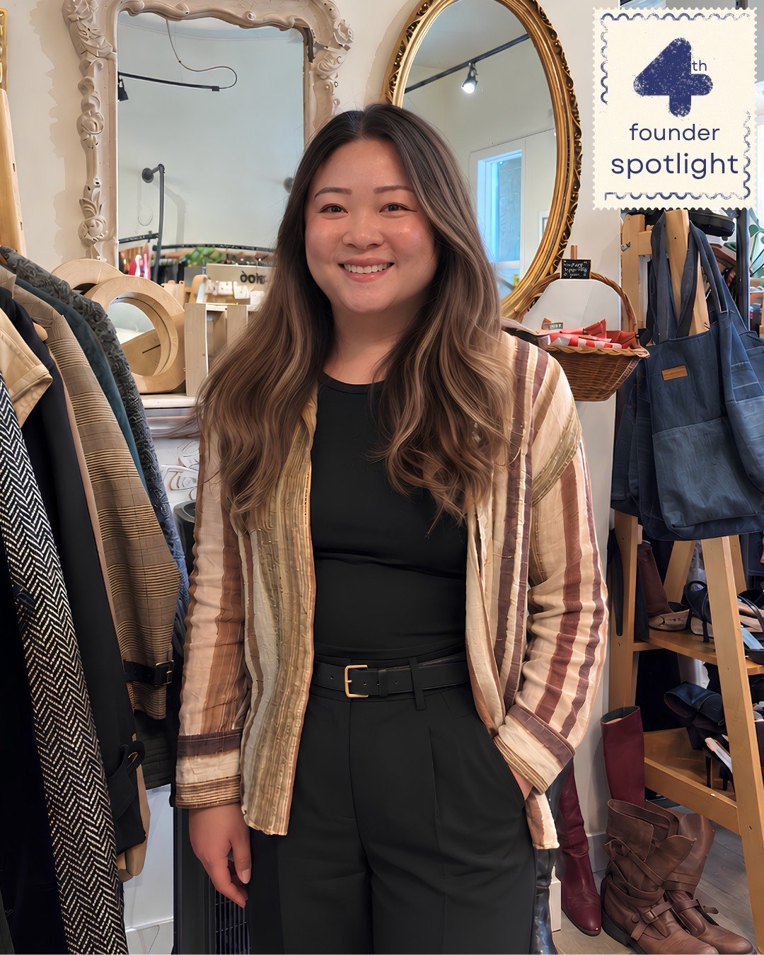 The path from architectural technologist to consignment store owner is one rarely trekked, but Anna Ho&rsquo;s so-called &lsquo;quarter-life crisis&rsquo; turned into a hidden gem of Fourth Street: @articleapparels 🤩
Find out more about Anna and her
